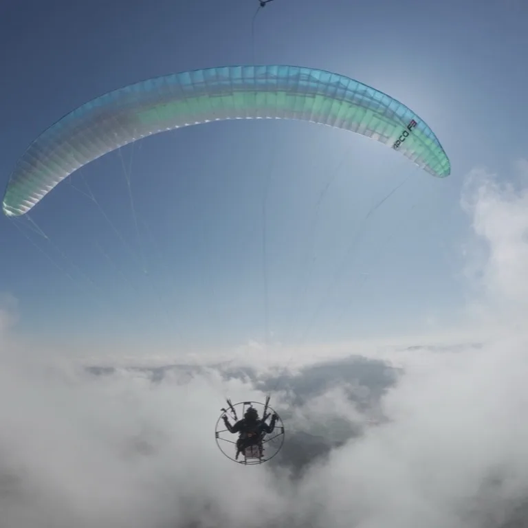 Paramotor Flying